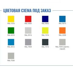 Шкаф для раздевалок усиленный ML-11-50 (базовый модуль) | фото 2